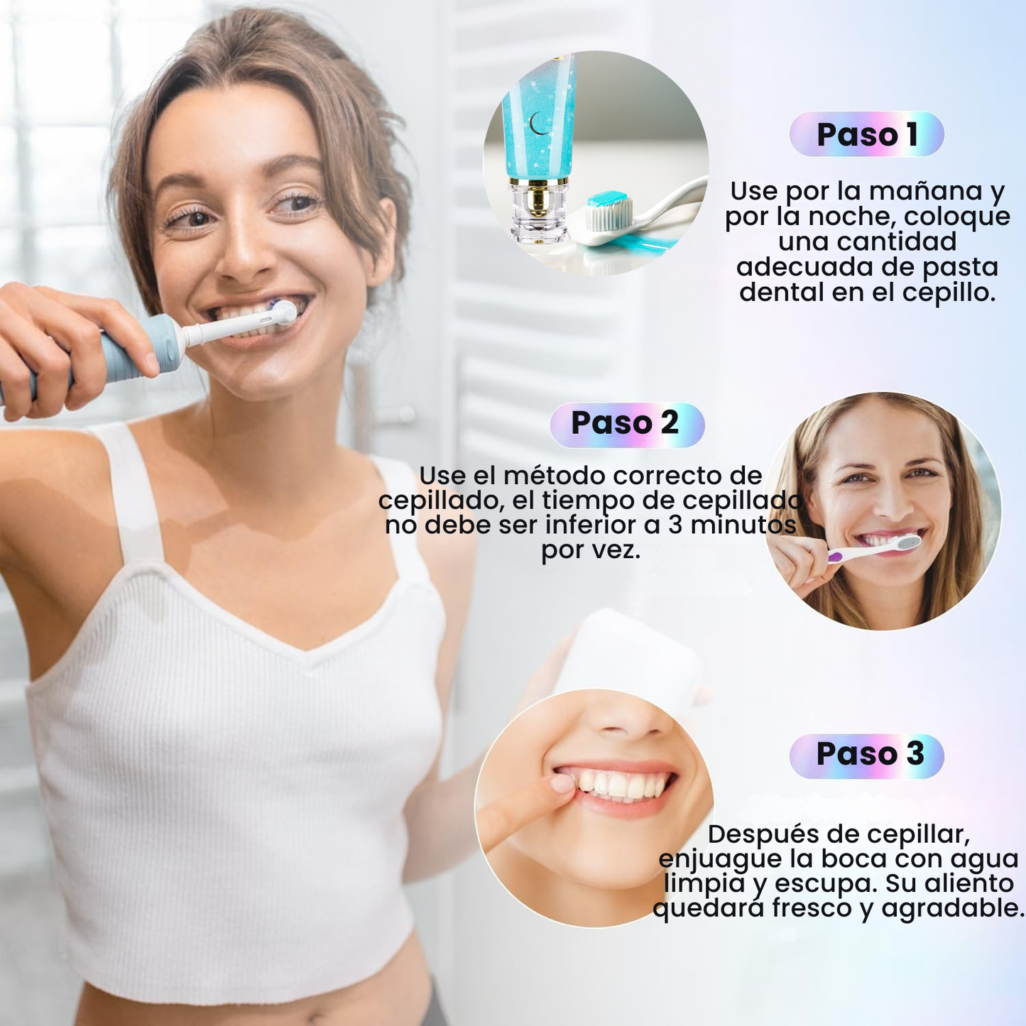 BodyAccel Pasta Blanqueadora Natural – Fórmula Suave con Niacinamida